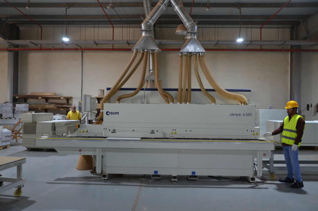 Panel processing line