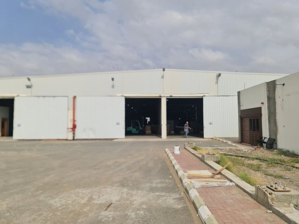 Factory loading area