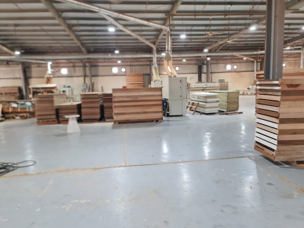 Door leaves in production
